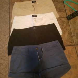 4 pairs of American Eagle shorts
